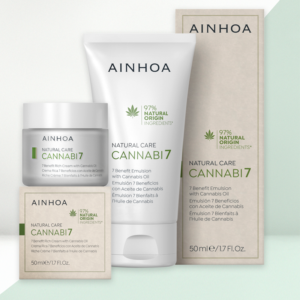 Ainhoa Cannabi7 Rich Cream with Cannabis Oil and Emulsion with Cannabis Oil Set